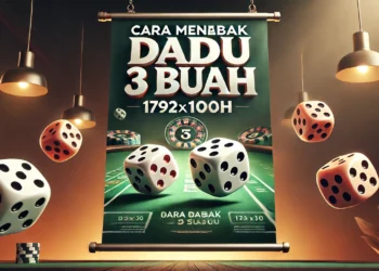 Cara Menebak Dadu 3 Buah