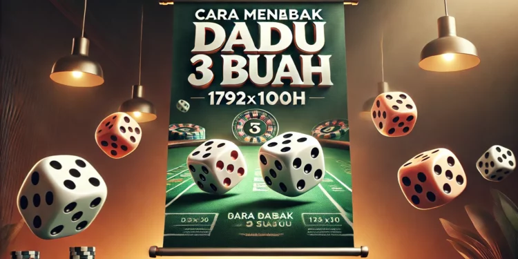 Cara Menebak Dadu 3 Buah