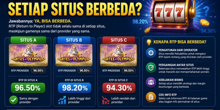 apakah rtp slot setiap situs berbeda