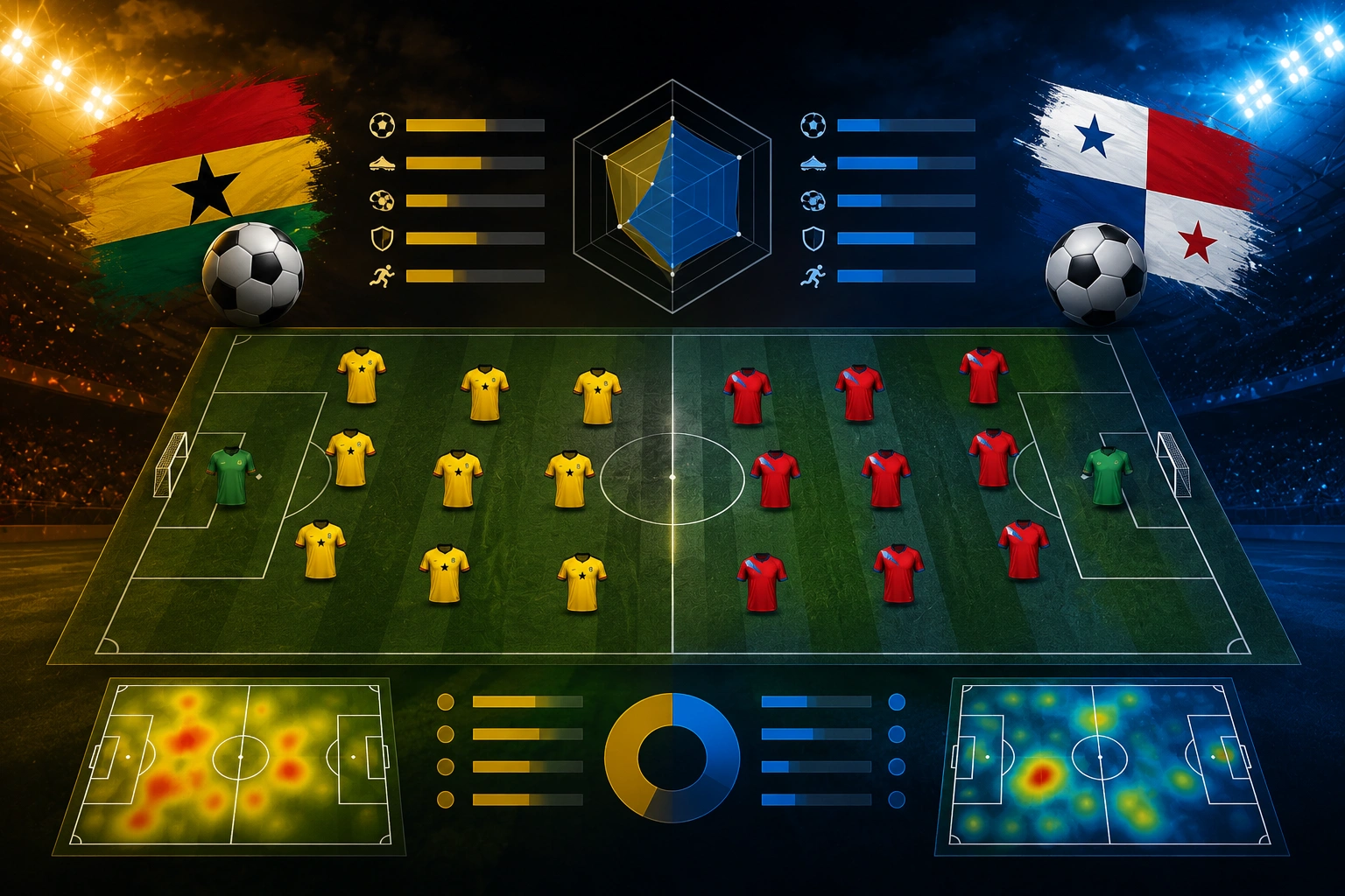 Statistik dan Susunan Pemain Ghana vs Panama