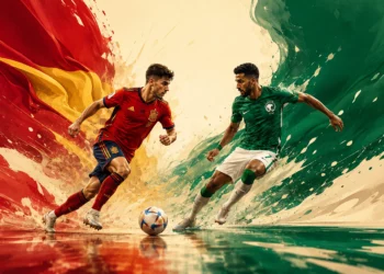 Susunan Pemain Spain vs Saudi Arabia