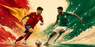 Susunan Pemain Spain vs Saudi Arabia