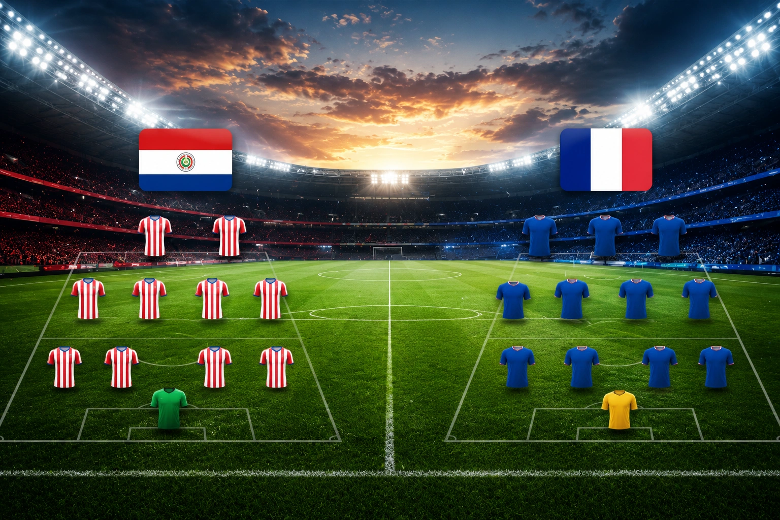 Prediksi Pertandingan dan Susunan Paraguay vs France